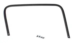 1959 GMC Suburban Door Glass Molding Trim Panel - Inner - Black - RH - 55-59 Chevy GMC Truck