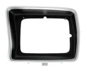 Headlight Bezel - Silver/Black - Square - LH - 78-79 F100 F150 F250 Bronco - Image 1 of 2