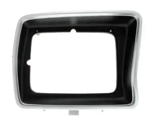Headlight Bezel - Silver/Black - Square - RH - 78-79 F100 F150 F250 Bronco - Image 1 of 2