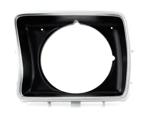 Headlight Bezel - Silver/Black - Round - LH - 78-79 F100 F150 F250 Bronco - Image 1 of 2