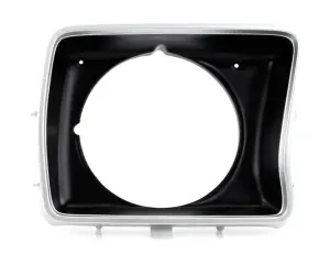 Headlight Bezel - Silver/Black - Round - RH - 78-79 F100 F150 F250 Bronco - Image 1 of 2