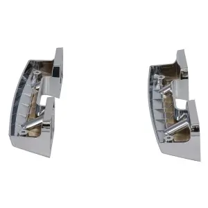 Chrome Armrest Base - Pair - 65-67 Chevy II Nova 67 Camaro Firebird - Image 3 of 6