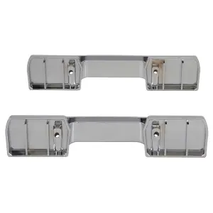 Chrome Armrest Base - Pair - 65-67 Chevy II Nova 67 Camaro Firebird - Image 4 of 6