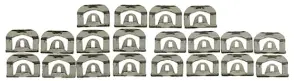 1969 Pontiac Trans Am Back Glass Molding Clips Set (20pcs) - 67-69 Camaro Firebird Coupe