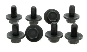 Hood and Hinge Bolt Set - 8pcs - 64-68 Chevelle El Camino Chevy II Nova; 67-69 Camaro Firebird - Image 1 of 2