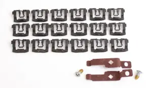 1972 Dodge Challenger Back Glass Molding Clips &amp; Screw Set - 71-74 Dodge Plymouth E-Body
