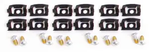 1975 Dodge Dart Sport Back Glass Molding Clips &amp; Screw Set - 73-76 Dodge Plymouth Dart Sport; 71-72 Demon; 70-76 Duster
