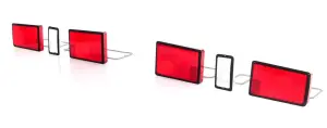 Taillight & Backup Lens Set (6pcs) - 71 Charger (Except R/T) - Image 2 of 3