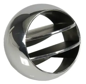 1965 Chevy Impala Astro Side Vent Ball - Chrome - LH or RH - Chevelle Camaro Firebird