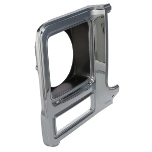 Headlamp Bezel - Round Headlamp - Chrome - Dark Gray Plastic - RH - 79-80 Chevy GMC Truck Blazer Jimmy Suburban - Image 6 of 6