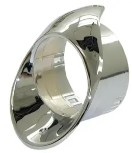 1967 Pontiac Firebird Astro Air Vent Bezel - Chrome - RH - 67-68 Camaro Firebird