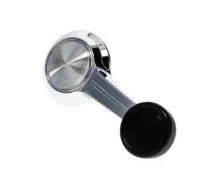 Door Window Crank - Black Knob - Fits many 65-67 GM Models - Image 2 of 3