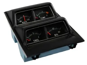 1974 Pontiac GTO Console Gauge Assembly - 68-72 Chevy II Nova