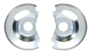Disc Brake Dust Shields - LH/RH Pair - 71-87 Chevy GMC Fullsize Truck 1/2 Ton 2WD; 73-91 Blazer Jimmy Suburban 1/2 Ton 2WD - Image 1 of 2
