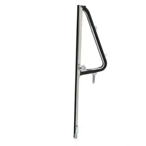 Vent Window Assembly - Chrome - Clear Glass - LH - 64-66 Chevy GMC Truck - Image 4 of 4