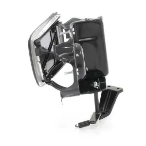 Headlight Assembly Black - Chrome Trim Door - LH - 68 Camaro Rally Sport - Image 3 of 6