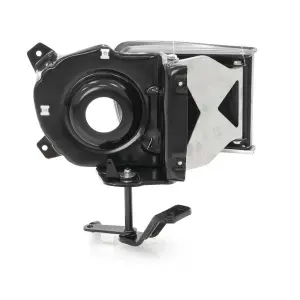 Headlight Assembly Black - Chrome Trim Door - LH - 68 Camaro Rally Sport - Image 4 of 6