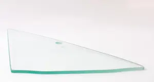 Vent Glass - Clear - RH - 66-67 Dodge Plymouth B-Body 2DR Hardtop, Convertible, 2/4DR Sedan & Wagon - Image 2 of 3