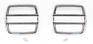 Taillight Bezels - LH/RH Pair - 68-69 Fairlane Torino Fastback - Image 1 of 2