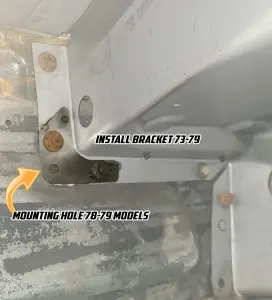Inner Fender - RH - 73-79 F100 F150 F250 F350 Pickup; 78-79 Bronco - Image 5 of 5