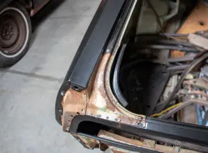 Inside Lower Corner Trunk Gutter Lip - LH - 70-71 Fairlane Torino - Image 3 of 3