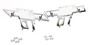 Front Fender Emblem - "Bowtie 10" - LH/RH Pair - 67-68 Chevy C10 Pickup Suburban - Image 2 of 2