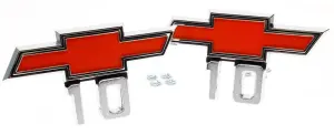 Front Fender Emblem - "Bowtie 10" - LH/RH Pair - 67-68 Chevy C10 Pickup Suburban - Image 1 of 2
