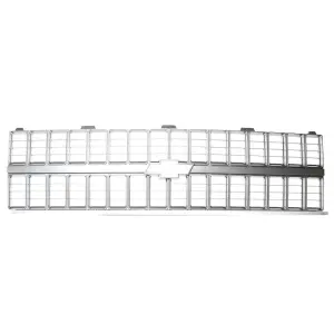 Premium Grille - OE Style - Single Headlight - Argent Gray - 81-82 Chevy CK Pickup Blazer Suburban - Image 1 of 4