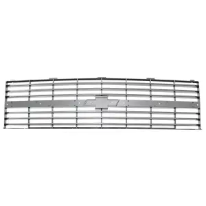 Premium Grille - OE Style with Emblem Mount - Dark Gray - Dual Headlights - 83-84 Chevy CK Pickup Blazer Suburban - Image 1 of 4