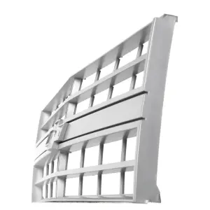 Premium Grille - OE Style with Emblem Mount - Argent Gray - Single Headlight - 85-88 CK Chevy Pickup Blazer Suburban - Image 2 of 4