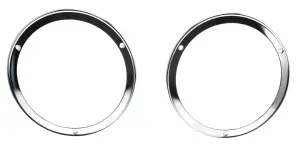 Headlamp Bezels - Chrome - LH/RH Pair - 63 Chevy C/K Pickup - Image 1 of 2