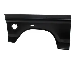 Bedside Repair Panel w/ Square Gas Hole - LH - 77-79 Ford F100 F150 F250 Styleside - Image 2 of 2