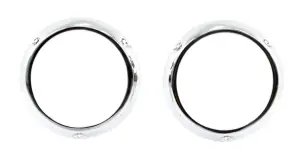 Headlight Bezels - Chrome - Pair - 66-70 Bronco - Image 1 of 3