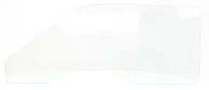 1971 Ford Torino Door Glass - Clear - LH - 70-71 Torino Fastback
