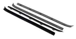 Front Door Beltline Window Felts - Inner & Outer - 81-91 Chevy GMC CK Truck SUV - Image 2 of 2