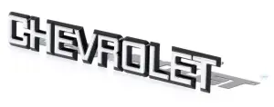 Tailgate Emblem - Chevrolet - 81-87 Chevy CK Truck SUV - Image 2 of 3