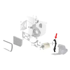 Rear Actuator Brackets - Fender Well to Extension - Pair - 68 Camaro Rally Sport - Image 7 of 7