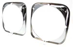 Headlamp Bezel Set - LH/RH Pair - 71 Chevelle El Camino - Image 2 of 2