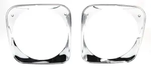 Headlamp Bezel Set - LH/RH Pair - 71 Chevelle El Camino - Image 1 of 2