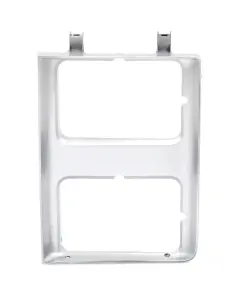 1988 Chevy K20 Pickup Headlamp Bezel - Gray - LH - Dual Headlights - 85-88 CK Chevy GMC Pickup Blazer Jimmy Suburban