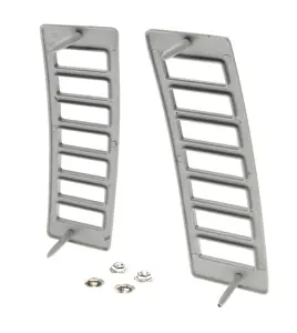 Rear Side Marker Lamp Bezels - LH/RH Pair - 70-72 Chevelle - Image 2 of 2
