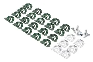 Windshield Molding Clip & Screw Set (32pcs) - 68-72 Chevelle Convertible - Image 2 of 2