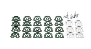 Windshield Molding Clip & Screw Set (32pcs) - 68-72 Chevelle Convertible - Image 1 of 2