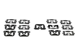 1968 Pontiac Trans Am Windshield Molding Clip Set - Upper &amp; Sides (13pcs) - 67-69 Camaro Firebird Coupe w/ Vinyl Top