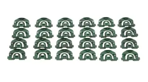 1966 Chevy Chevy II Back Glass Molding Clip Set - 24pcs - 66-67 Chevy II Nova 2 Door Hardtop