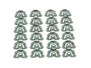 1964 Chevy Malibu Back Glass Molding Clip Set (24pcs) - 64-65 Chevelle 2DR Hardtop