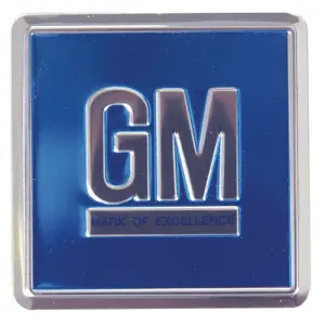 1969 Pontiac Tempest Door Decal - GM Mark Of Excellence - Chevy GM Car Truck
