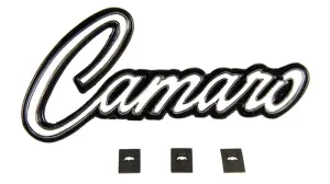 Dash Emblem - "Camaro" script - 69 Camaro - Image 1 of 2
