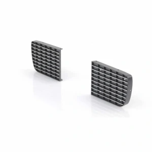 Headlamp Door Covers - Chrome Accents - Pair - 68 Camaro Rally Sport - Image 2 of 6