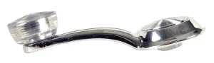 1972 Pontiac Trans Am Door Window Crank - Correct with Casting Numbers - Clear Knob - Rear for 70-72 Camaro - Fits many GM Models